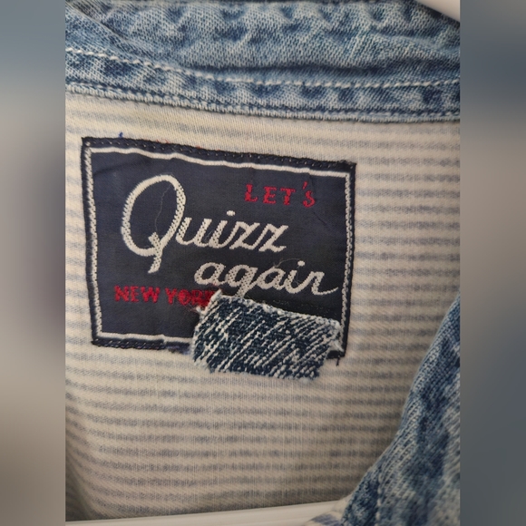 Let's Quizz again vintage top - Picture 3 of 4